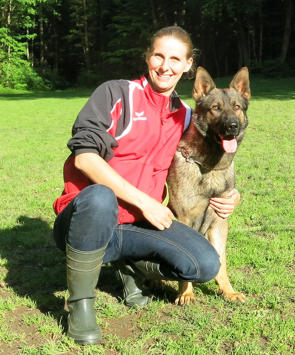 Johanna Kollmann mit Timo v. Hohen Haus